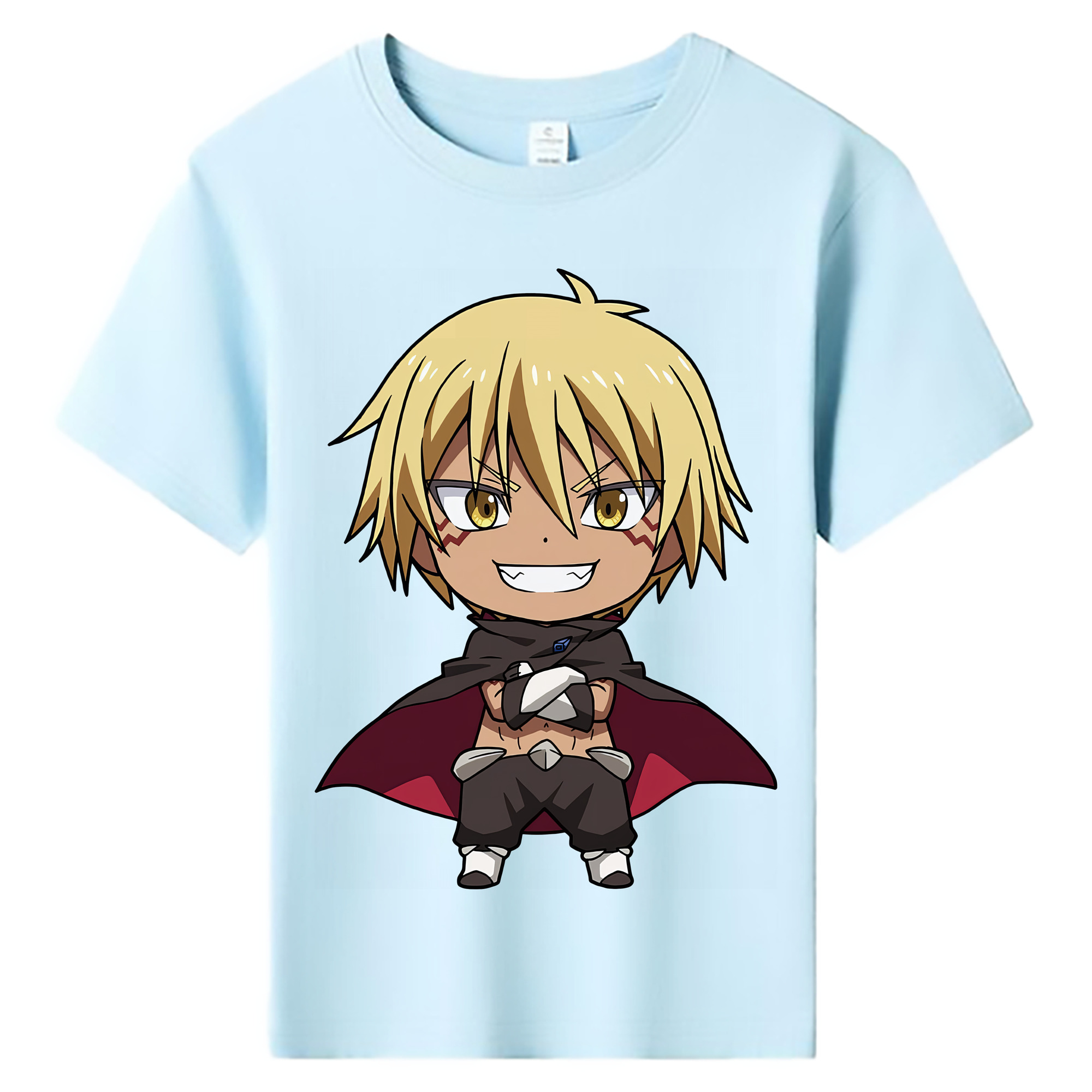 （画像用） 転スラ Regarding Reincarnated to Slime 綿100％キッズTシャツ（フロントプリント）